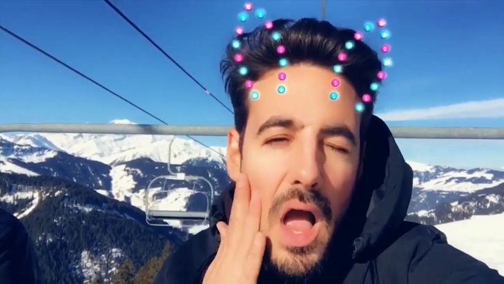 Maxime Gasteuil, aka Mimi la Chipie, part au ski